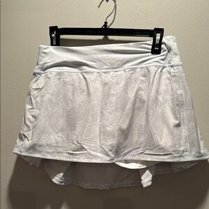 Lululemon Athletica White Mini Tennis Skirt